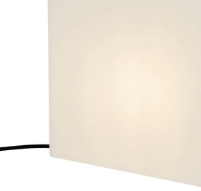 Inteligentné vonkajšie svietidlo biele 30 cm štvorcové vrátane LED A60 IP44 - Nura