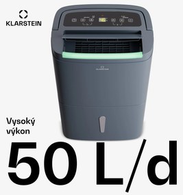 Klarstein DryFy Connect 50 Smart, Odvlhčovač, WiFi, Kompresia, 50l/d, 45-55m²