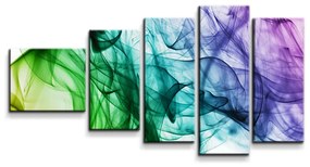 Sablio Obraz - 5-dílný Farebný efekt - 100x60 cm