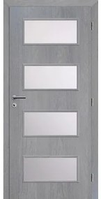 Interiérové dvere Solodoor Zenit 28 presklené, 80 P, fólia earl grey
