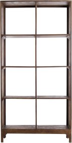 Knižnica z mangového dreva v prírodnej farbe 95x190 cm Sondrio – Light &amp; Living