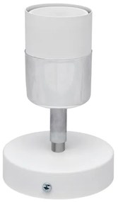 LED Nástenné bodové svietidlo TUBSSON 1xGU10/4,8W/230V biela/lesklý chróm