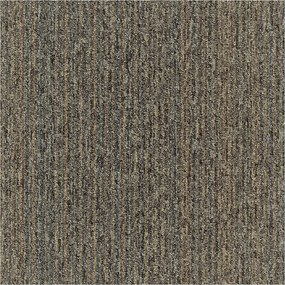 Tapibel, Kobercový štvorec Coral Lines 60309-50 hnedo-šedý 50 x 50 cm, chodba / predsieň