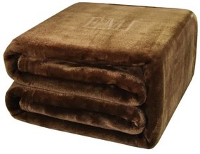 Deka tmavohnedá 150 x 200 cm EMI
