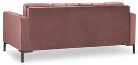 Ružová zamatová pohovka Cosmopolitan Design Bali