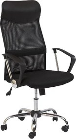 SI Q-025 otočná stolička čierna