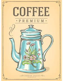 Ceduľa Premium Quality - Coffee Premium