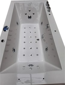 Terra Hydromasážna vírivá vaňa RAMONA 640H 180x90 s ohrevom vody