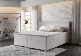 Posteľ Boxspring SIMPLE + rošt + matrac + topper, 160x200, Cosmic 10