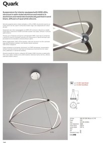 Redo 01-2251 - LED Stmievateľný luster na lanku QUARK LED/43W/230V 3000K chróm