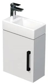 Kúpeľňová skrinka s umývadlom SAT Cube Way 40x47,5x20 cm biela lesk CUBE320401DCBL, 1 ks