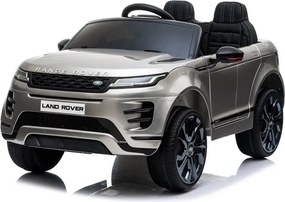 LEAN CARS Elektrické autíčko Range Rover Evoque strieborné lakované