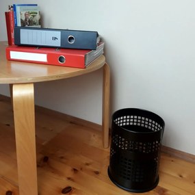 Alda Odpadkový kôš Officer dierovaný 7 l, čiernačierny, 7 l