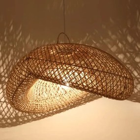 Ratanová lampa Luna veľká