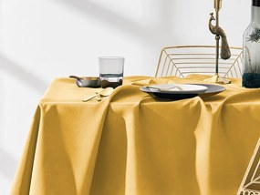 Jednofarebný obrus horčicovej farby 140 x 300 cm