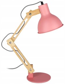 Stolná lampa 1xE27/40W/230V ružová
