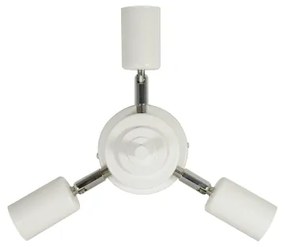 Duolla - Stropné svietidlo YUTE TRIO 3xE27/15W/230V pr. 60 cm hnedá/šedá/béžová