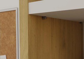 Regál Onyx R80 80 cm dub Artisan/bílý