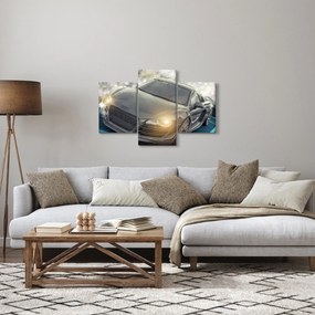 Obraz auta Audi - sivé (90x60 cm)