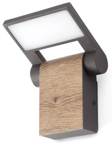 Vonkajšie nástenné LED svietidlo Wood