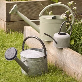 Ib Laursen Kovová krhlička na polievanie Grey / Black 0,9 l