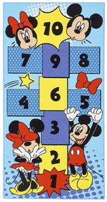 Koberce Breno Kusový koberec HOPSCOTCH Mickey a Minnie Pop-it, viacfarebná,80 x 160 cm