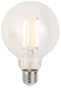 Inteligentné závesné svietidlo hnedé 48 cm vrátane Wifi G95 - Rob