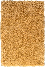 My Flair, Kusový koberec My Shaggy goldgelb, 160x230, žltá, chodba / predsieň