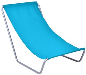 Skladacie plážové ležadlo OLEK - modré