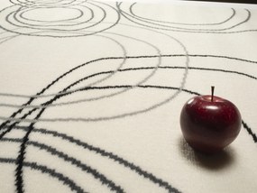 Alfa Carpets Kusový koberec Kruhy cream - 190x280 cm