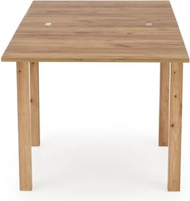 Rozkladací jedálenský stôl 80-160 cm Gampa (dub craft) (pre 4 6 osôb). Vlastná spoľahlivá doprava až k Vám domov. 1049291