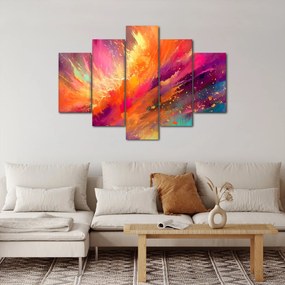 Obraz - Dynamická abstrakcia (150x105 cm)
