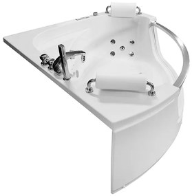 M-SPA - Kúpeľňová vaňa s hydromasážou 150 x 150 x 61 cm