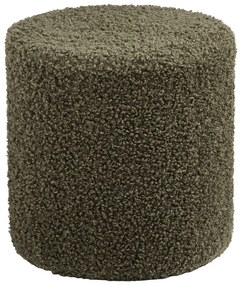 Zelený taburet z textílie buklé Ejby – House Nordic