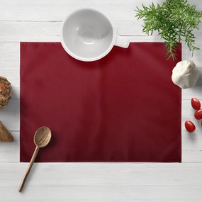 Biante Saténové prestieranie na stôl polyesterový Satén LUX-L055 Vínovo červené 30x40 cm