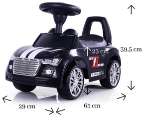 Odrážadlo Racer čierne