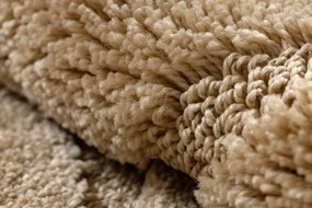 Kúpeľňový koberček SUPREME WAVES vlny, béžový