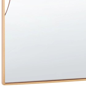 Kovové nástenné zrkadlo 41 x 81 cm zlaté COLOMBIER Beliani