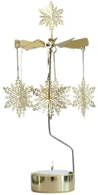 Pluto Design Rotujúci svietnik Snowstar - veľký