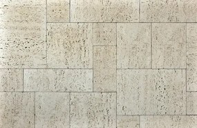 Obklad Vaspo Travertin béžová 35x23,4; 35x11,6; 23,4x23,4 cm reliéfna V55006
