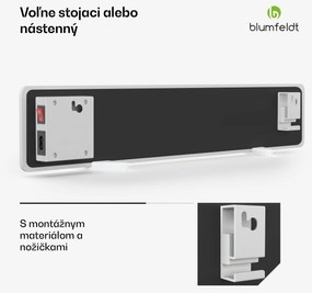 Blumfeldt DryWave infračervený sušič stien, 50-100 W, suší farby a omietky, aj montáž na stenu