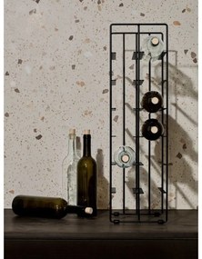 Dizajnový stojan na vínové fľaše na 12 fliaš PILARE | black