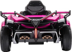 LEAN CARS Elektrické autíčko Lamborghini GT HL528 LED svetlá MP3 ružové