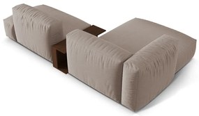 Béžová modulárna rohová pohovka (ľavý roh) Martina – Micadoni Home