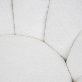 Kreslo DOUILL otočné, krémové TEDDY 869414