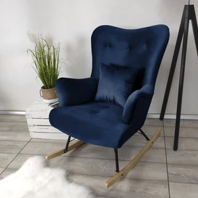Hojdacie kreslo v škandinávskom štýle Blanco, Farby: Magic Velvet 2222