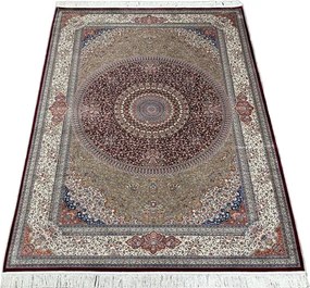 Koberec Anatolia Silk 32510 RED – červený s orientálnym vzorom Rozmer: 240x330 cm