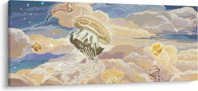 Obraz - Nebeské medúzy (120x50 cm)