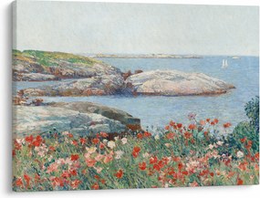 Obraz - Childe Hassam, Poppies,  Isles of Shoals, reprodukcia (70x50 cm)