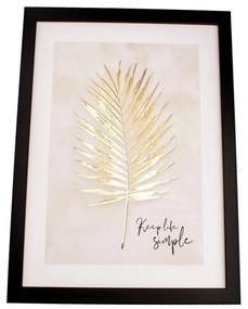 Obraz na plátne Gold leaf, 40 x 50 cm
